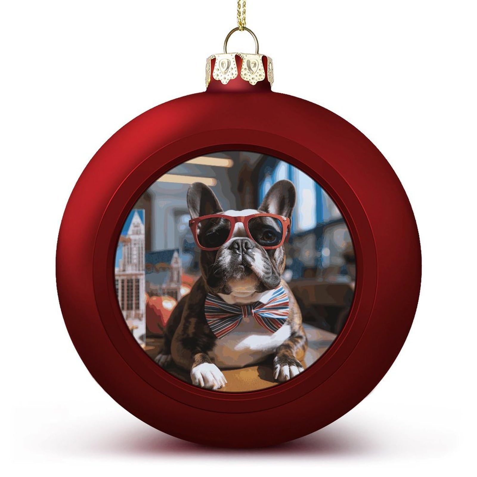 Boules décoratives de Noël au design raffiné pour sapin élégant