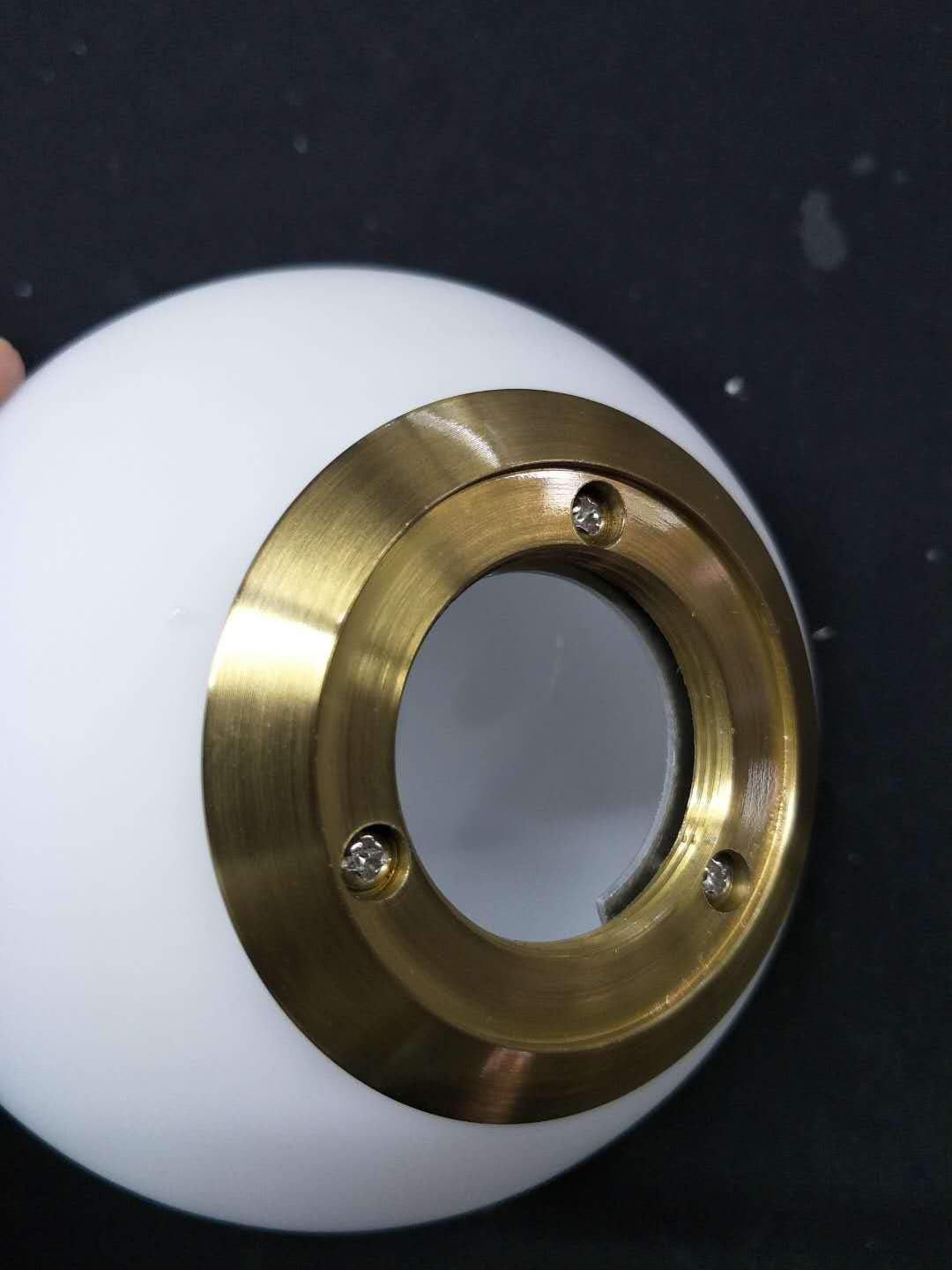 7710 Glass Globe Shade Black（Only applicable to YHTlaeh brand lighting fixtures, please purchase with caution）