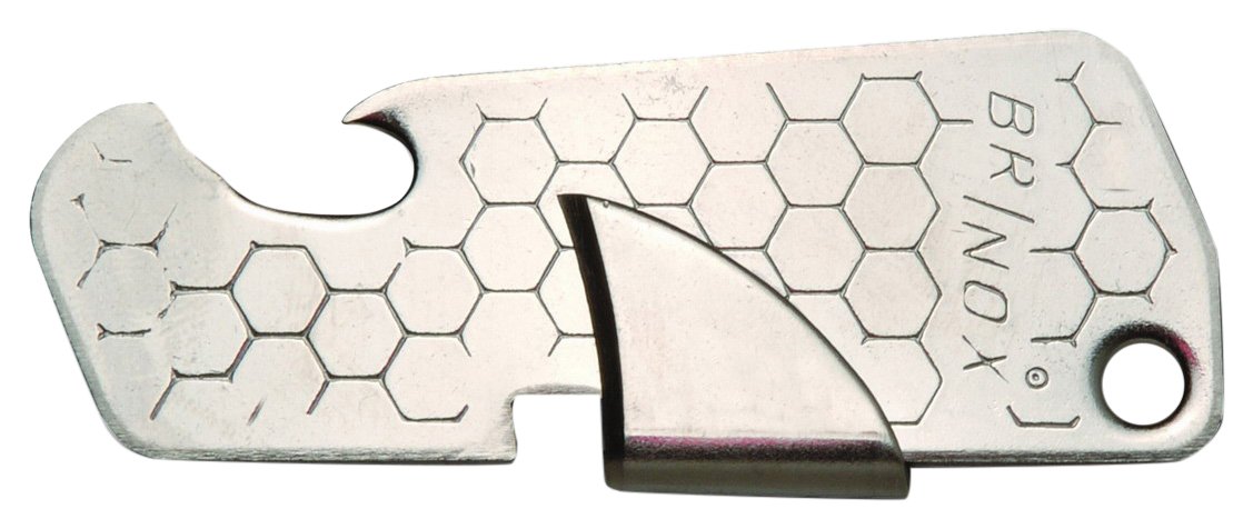 brinox Can Opener, See Description, Grey, 7.4 X 2.8 X 0.27 cm