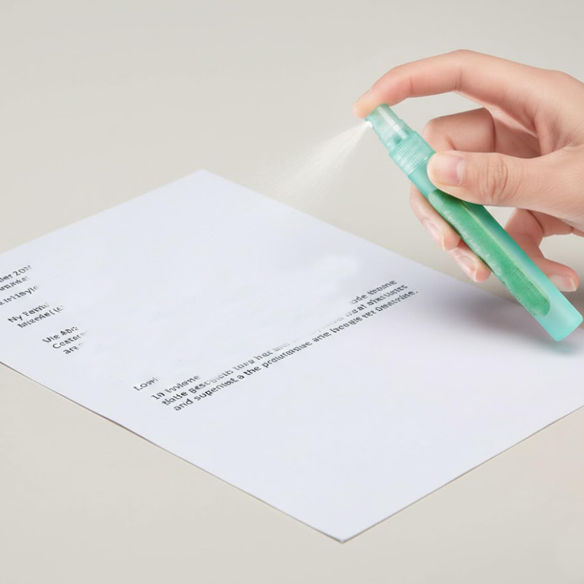 Spray Per La Protezione Della Privacy, Asciugatura Rapida Termica Cancellazione Per Documenti Pacchi Fatture (2)