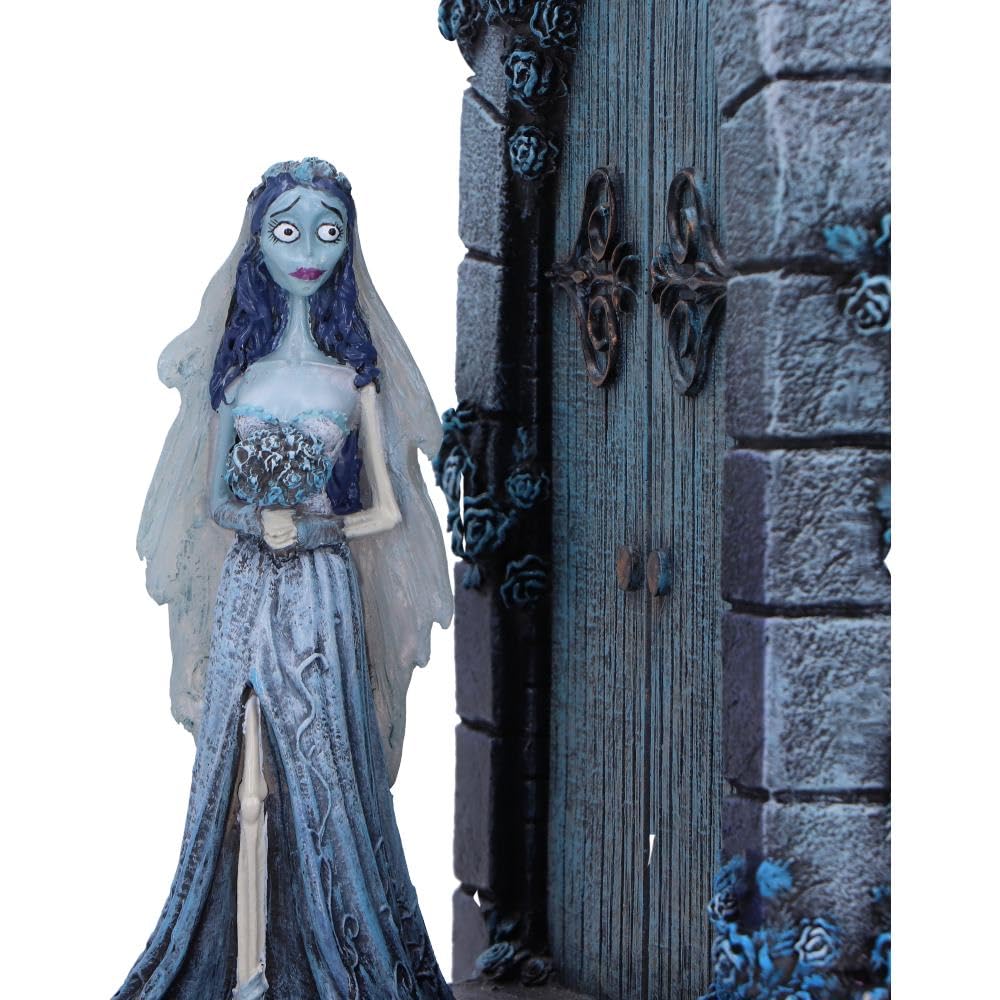 Nemesis Now Sujetalibros Emily y Victoria de la Novia cadávera, coleccionables de la película gótica, Licencia Oficial Tim Burton Merchandise
