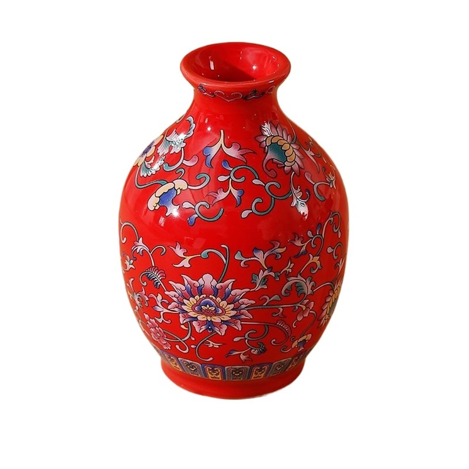 Vases for Flowers Small Ceramic Vase For Handmade Elegant Vintage Painting Enamel Glazed Porcelain Decorative Vases For Office Home