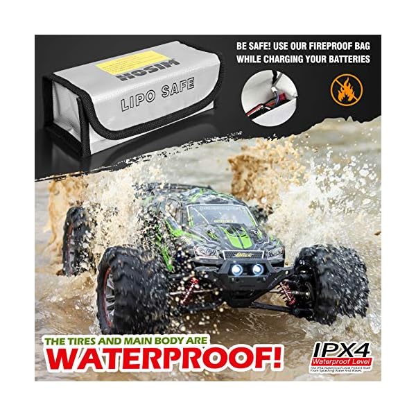 Hosim Ferngesteuertes Auto 1:12 RC Offroad Drift Truck Elektronisches Hobby LKW Spielzeug Geschenke für Erwachsene und Kinder(9156 Grün) – Bild 5