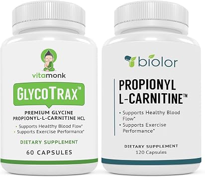 Circulation Boost Bundle - GPLC & PLCAR Capsules for Enhanced Blood Circulation Already Within Normal Ranges