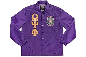 Omega Psi Phi Coach Line Jacket: Elevate Your Style, Carry Your Pride