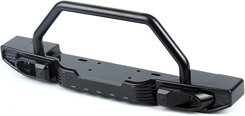 Miniatura 8 de LCX Racing 110th RC Crawler Car CNC mecanizado aleación de aluminio parachoques delantero para RC Car Axial SCX10 III SCX10.3 AXI03007,