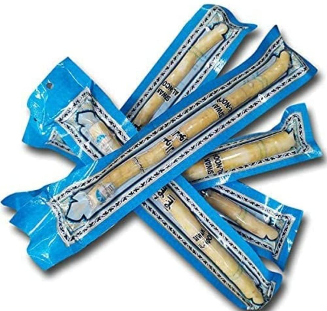 Rishu Healthy Harbal Miswak Toothbrush Brush Miswak Stick Miswak Datoon Pack Of (15)