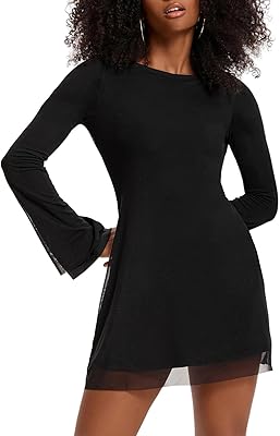 Topcloset Womens Fall Long Sleeve Mini Dress Boat Bahrain | Ubuy