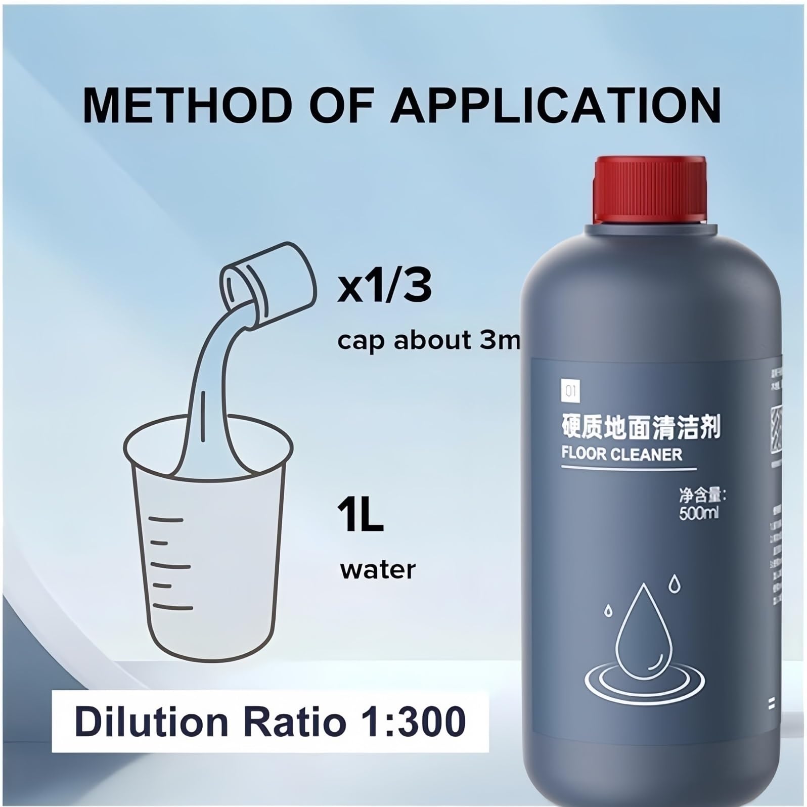 Solución limpiadora de suelos, compatible con Dyson Wash G1/Nautik, detergente for fregar suelos duros(3 bottles)