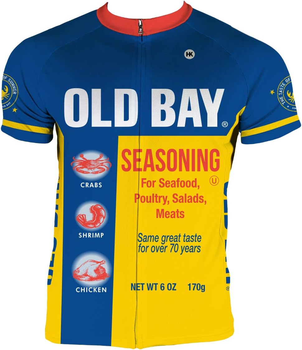 Old Bay Cycling Jersey Collection (Old Bay Jersey, Medium)