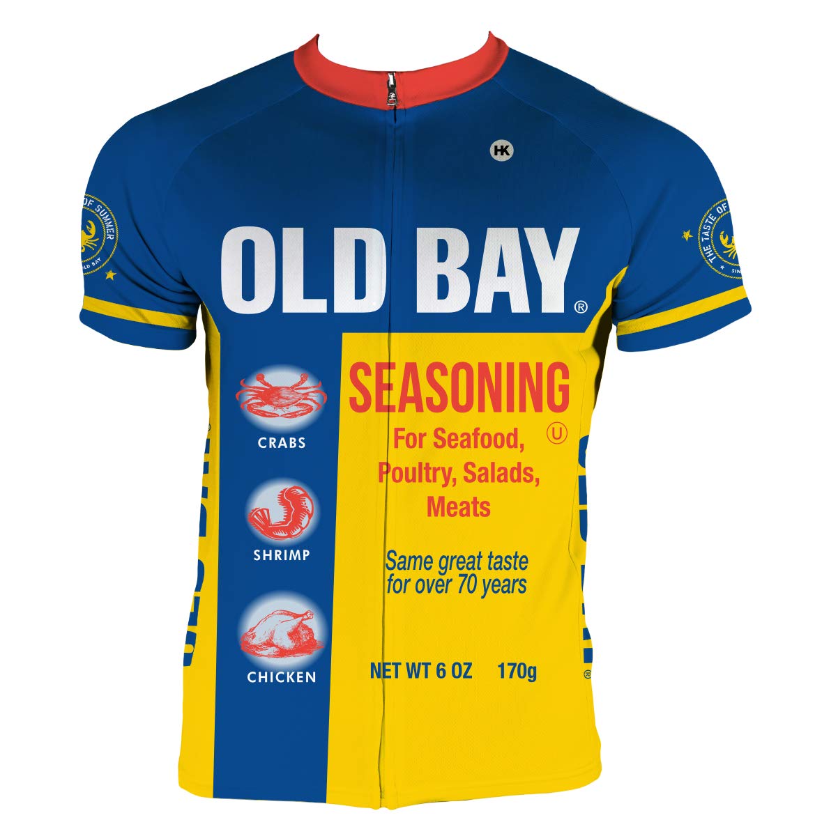 Old Bay Cycling Jersey Collection (Old Bay Jersey, Medium)