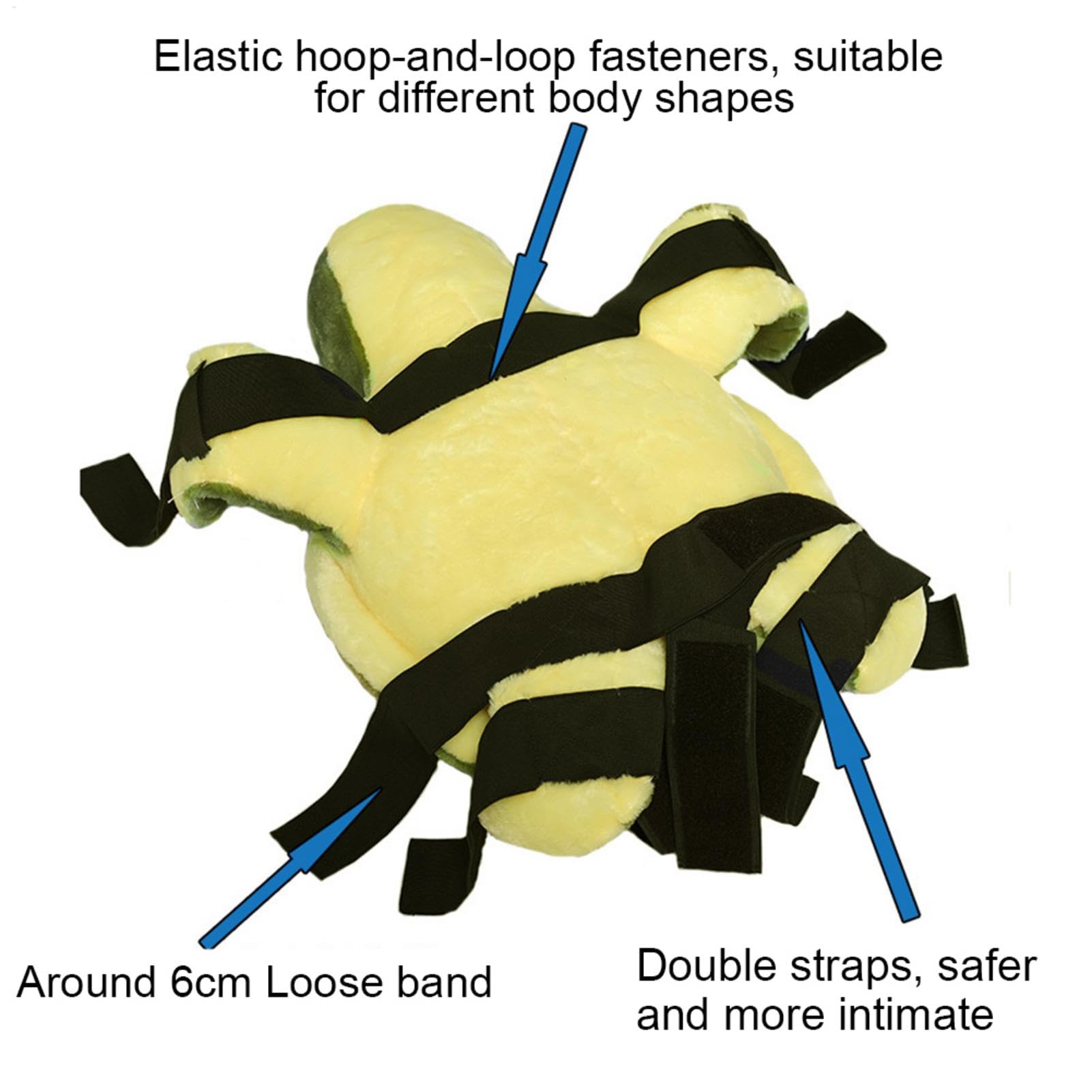 Turtle podkładka snowboardowa – wyposażenie ochronne na narty żółw, Hip Butt Pad Turtle Tortoise, wyposażenie ochronne, do jazdy na nartach dla żółwia