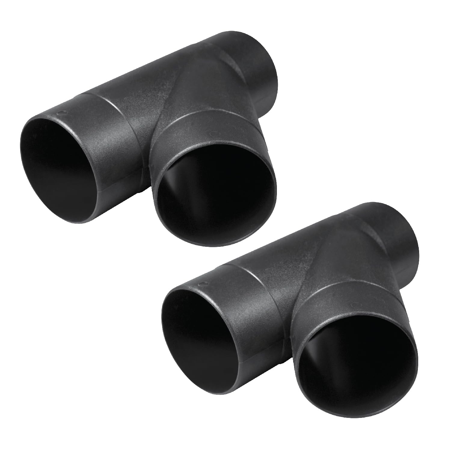 POWERTEC 4 Inch Y Fitting for 4" Dust Collection Hose, 4 Inch Dust Collection Hose Connector Fittings for Dust Collection System, 2 pack (70106-P2V)