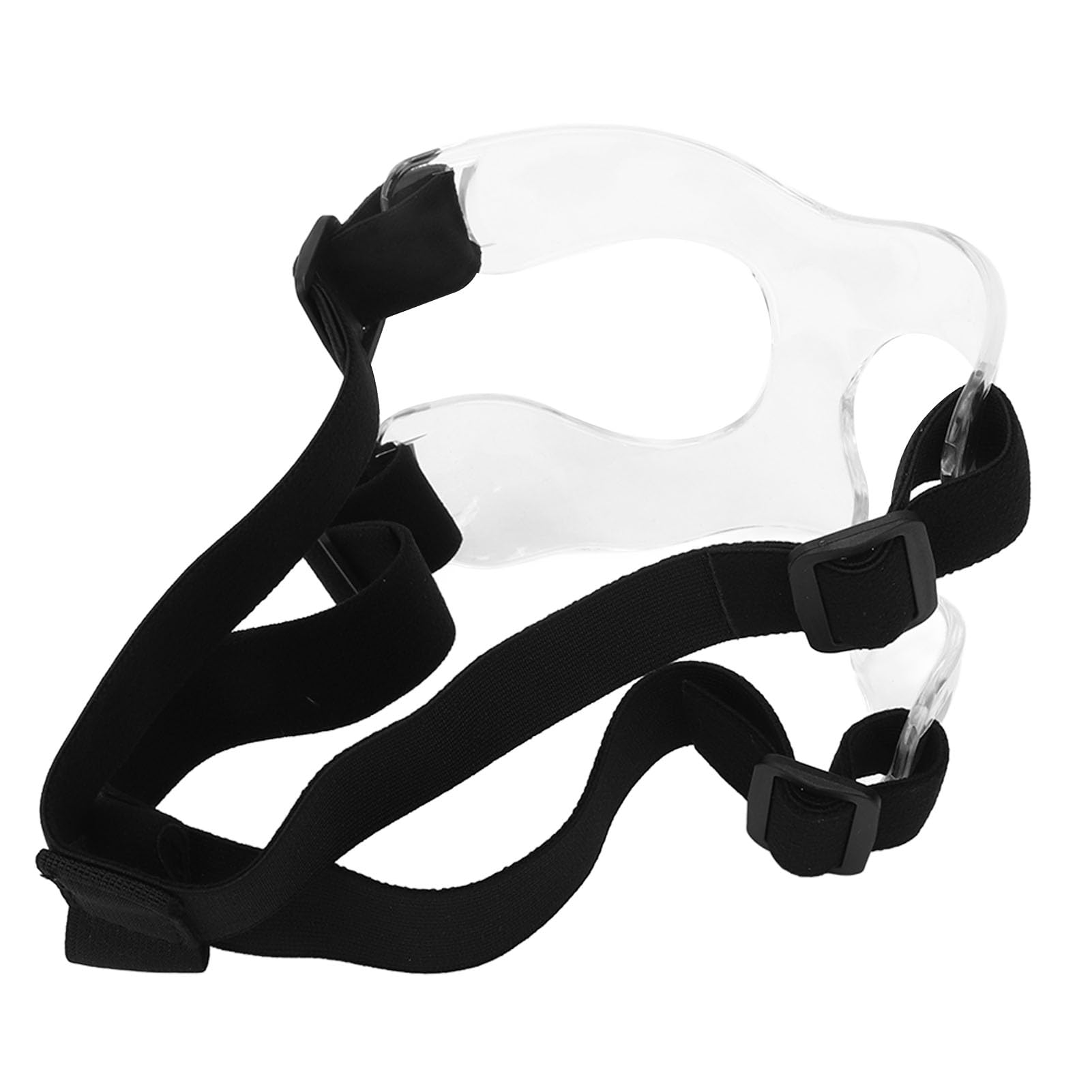banapoy Máscara Protectora para la Nariz, Protector de Nariz Ajustable, Protector Facial Deportivo para Nariz Rota, Lesiones Deportivas, Máscaras Transparentes para Baloncesto, ​​fútbol