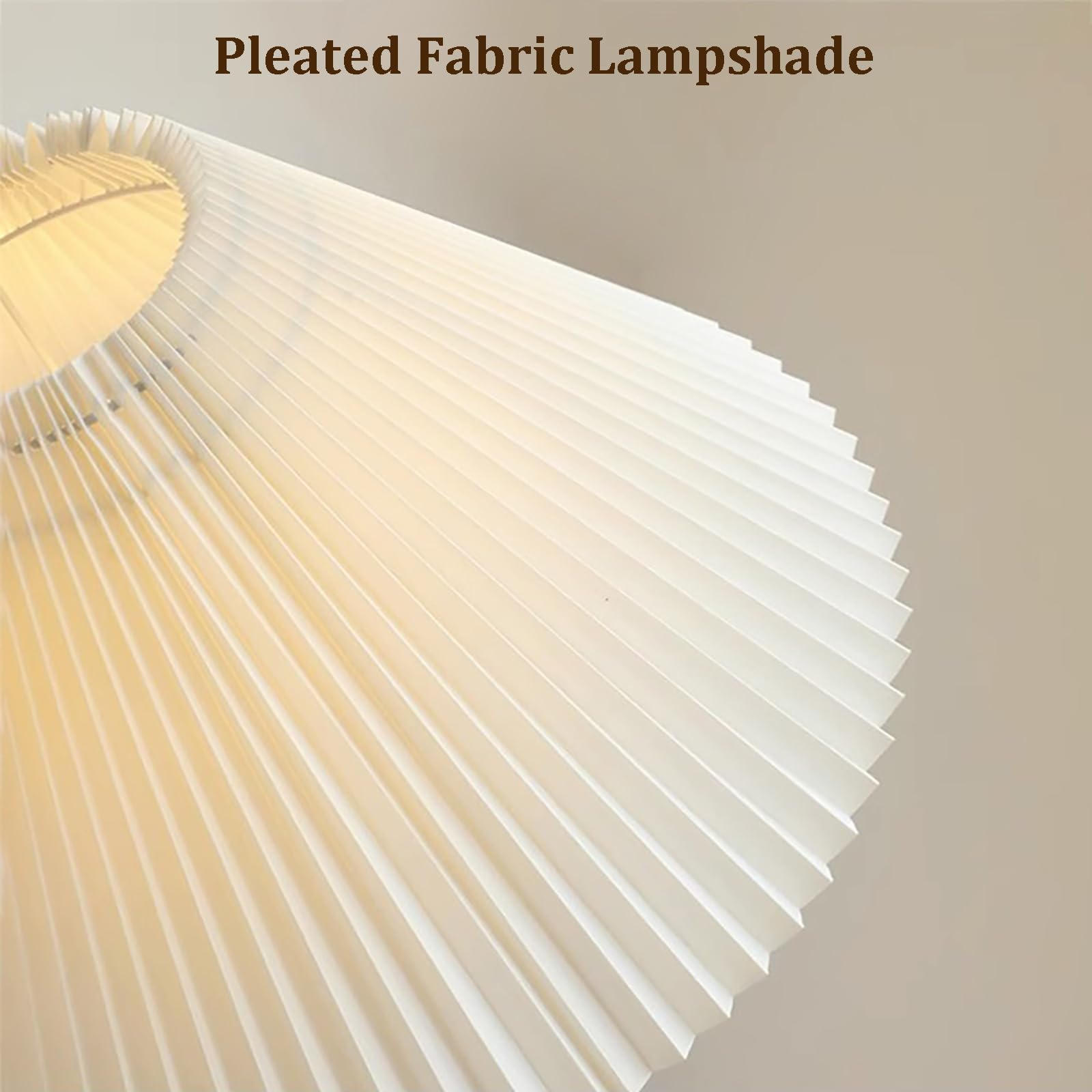 Lampada da Terra Moderna per Soggiorno, dimmerabile, con Paralume in Tessuto, Alta, Ideale per Angolo Lettura, Camera da Letto, Ufficio, Sala da Pranzo, Colore Naturale.