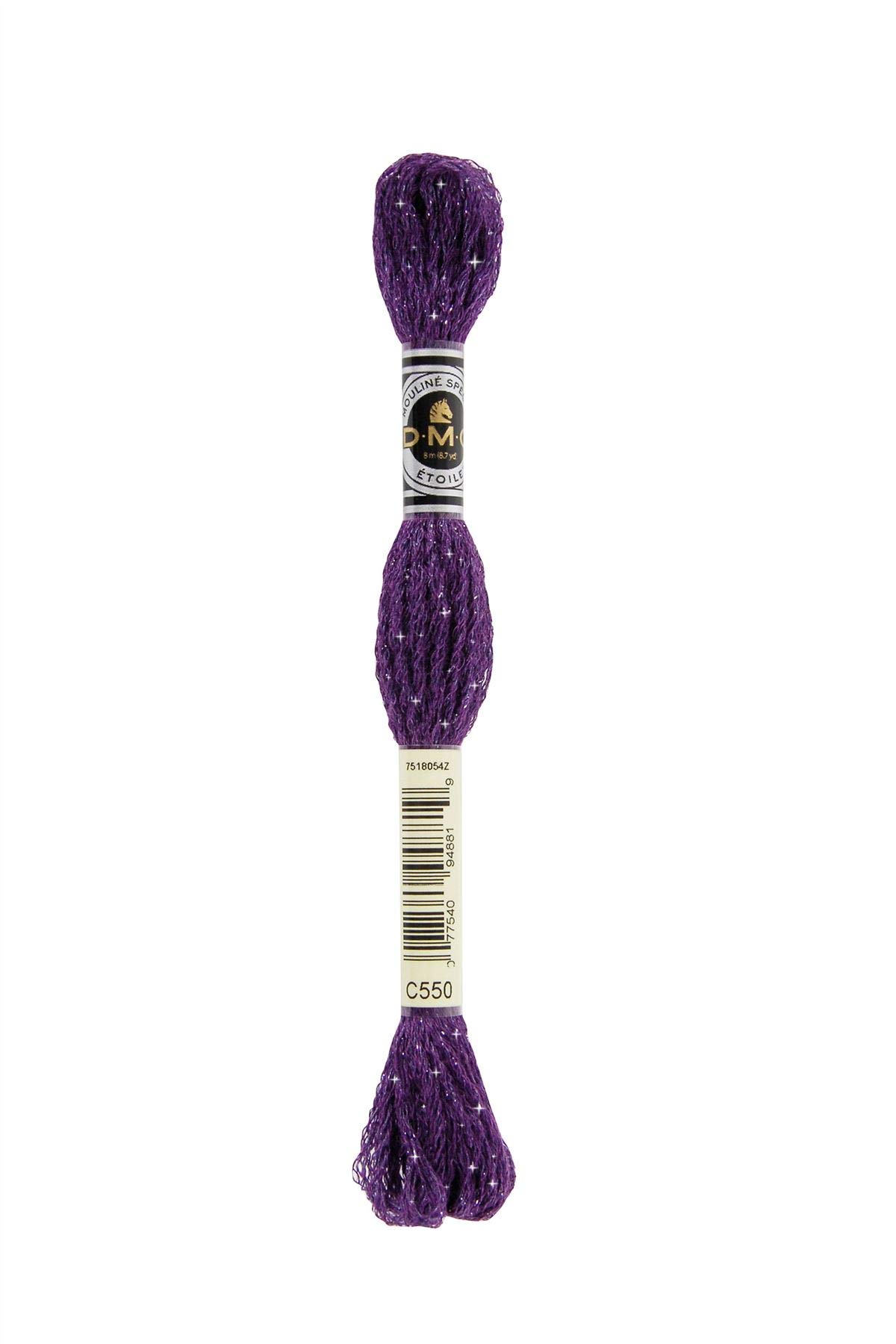 Dmc Very Dark Violet Etoile Embrdry Floss V. Dk Vilt, Pack Of 6