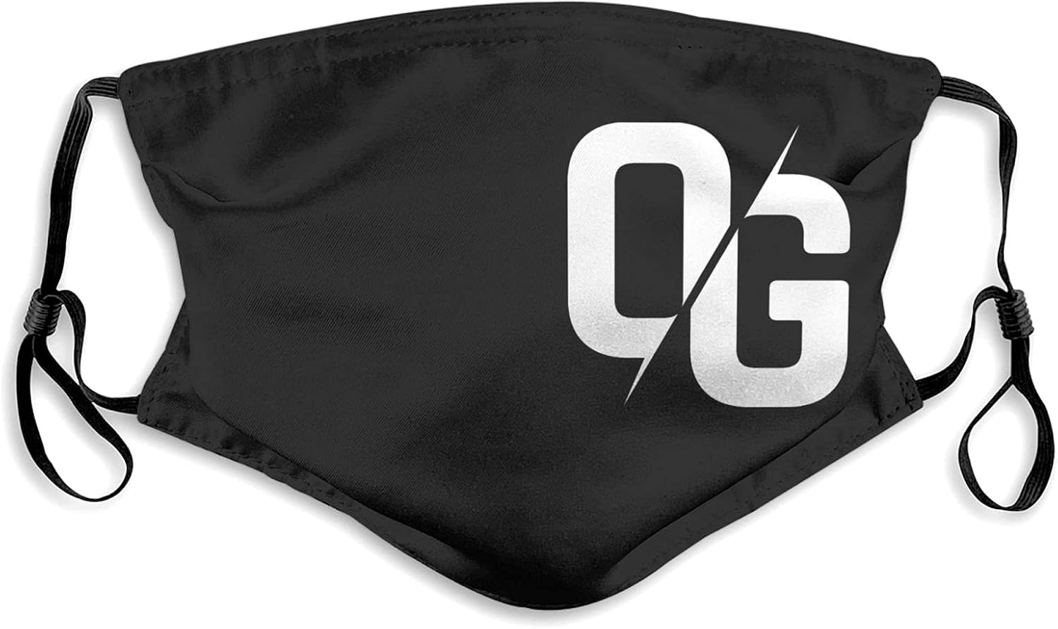 Original Gangsta 4 AntiDust Unisex Mask Face Cover with Filter Black