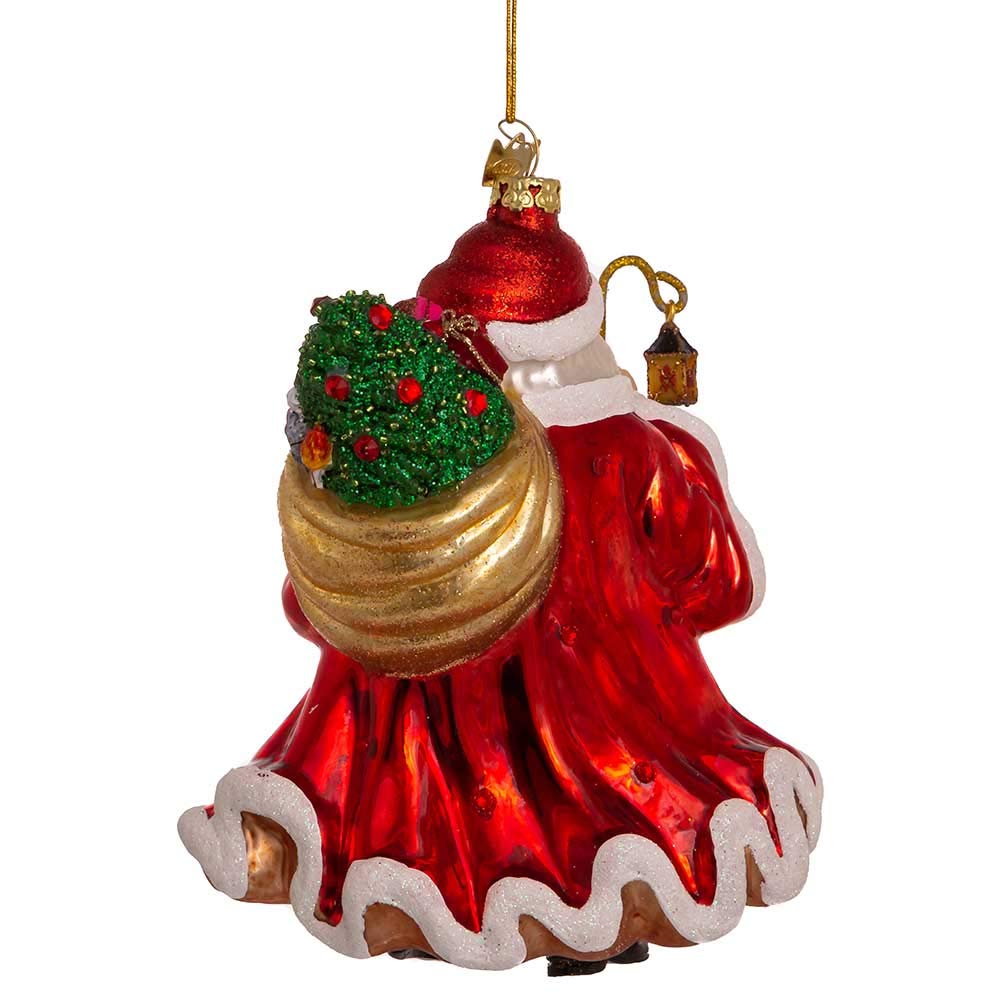 Kurt S. Adler 11-Inch Fabrich‚ Musical German Santa, Multi