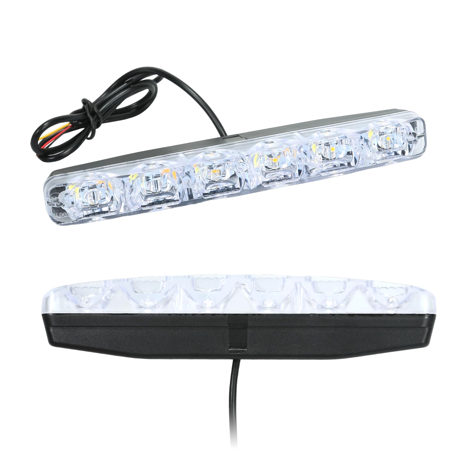 2 Strisce LED Dinamiche Per Auto &ndash; Frecce E DRL Bianco/giallo, Luce Diurna 6000K