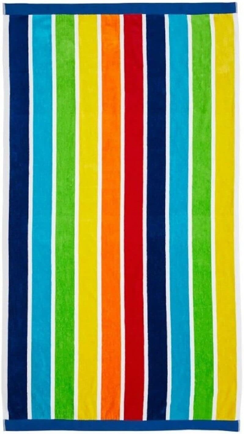 Member's Mark Adult Beach Towel 40 x 72 (Multi Stripe),40inch x 72inch