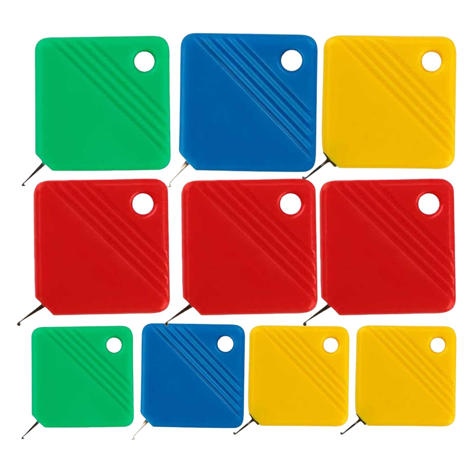 10 Stück Nadeleinfädler – Automatisch, Quadratisch, Blau, Für Handnähen & Nähmaschine
