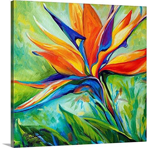 CANVAS ON DEMAND Blessed Day Bird of Paradise Canvas Wall