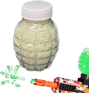 Refill Ammo,7-8MM Gel Ball Launcher Ammo Refill - Gel Launcher Ammo, Splatter Ball Blast Ammo for Water Balls Beads Launcher Toys, Glass Vase, Jar or White Metal Thaely