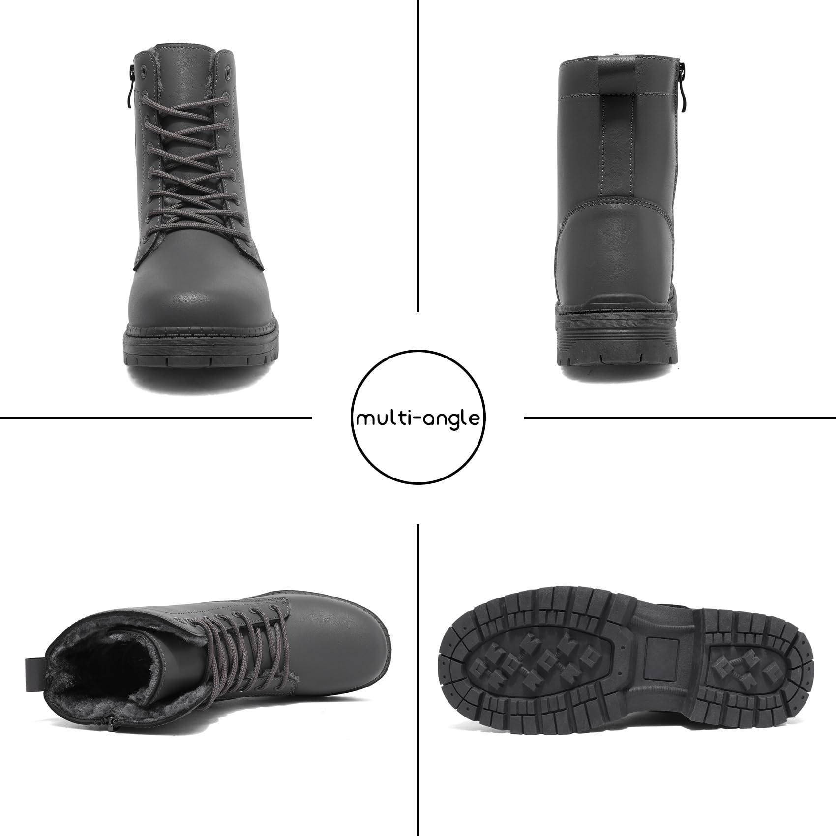 Botas Impermeable Mujer Botines Tobillo Invierno Forrada Cálido Nieve