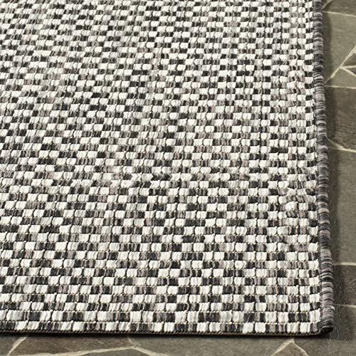Tapete Safavieh Courtyard 96x132 Negro/Gris miniatura 4