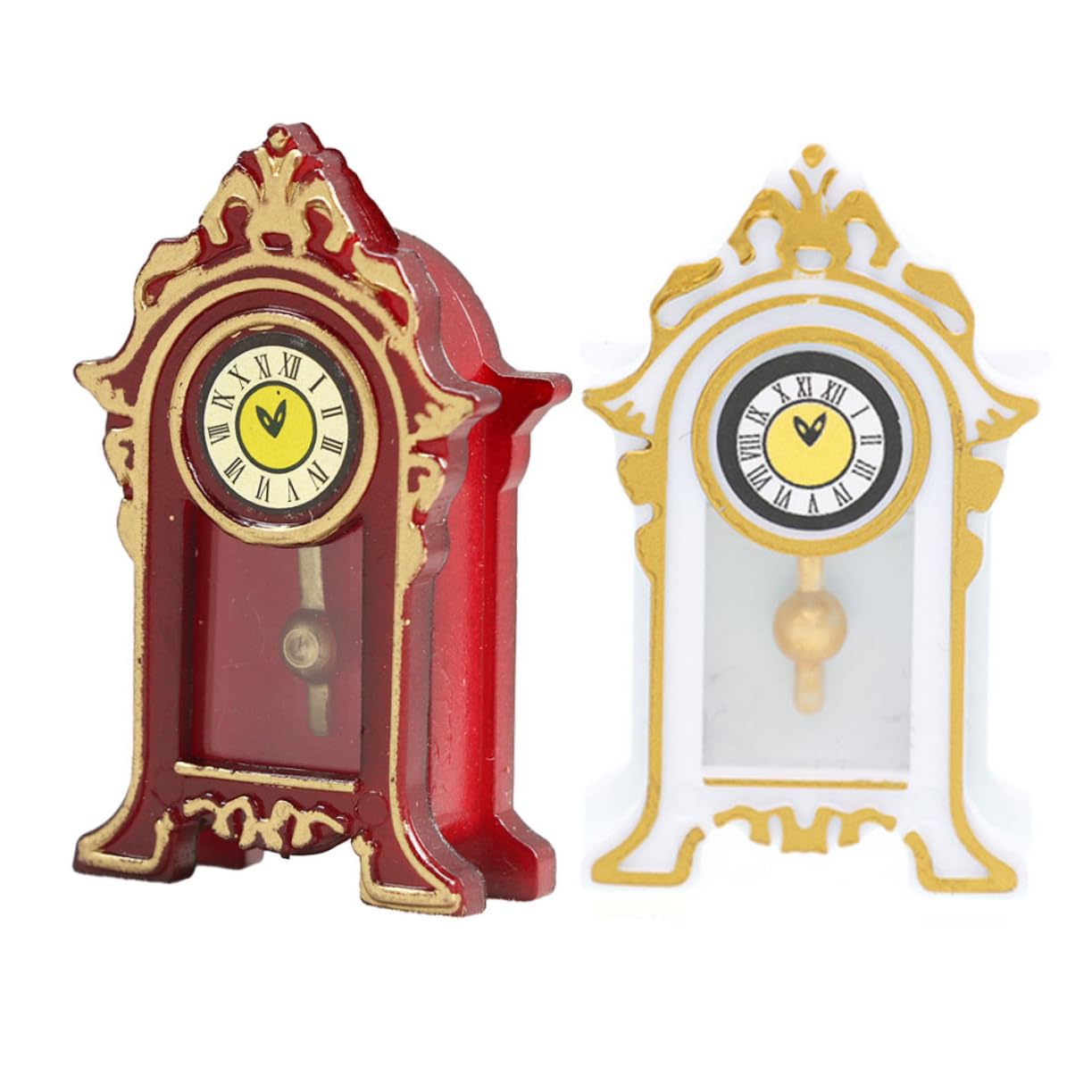 Amazon.co.jp: STAHAD 2個 ミニチュアホールクロック 小さなおじいさん