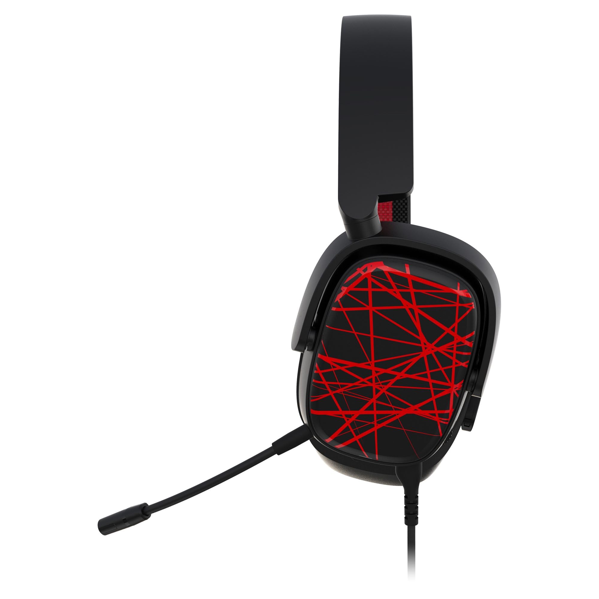 Yenkee Auriculares Gaming con Sonido Envolvente Virtual 7.1, Micrófono Desmontable, Altavoces 50 mm, Cable USB-C y 3,5 mm, Compatible con PC/PS/Xbox YHP 3040