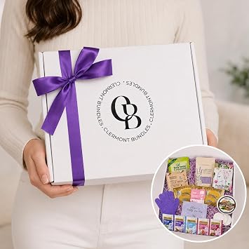 Pampering Gift Set for Women - Relaxation Gifts for Women Self Care Pampering Basket Includes 18 Items Face Mask Foot Pack Hand Pack Hair Mask Eye Set Body Butter + More