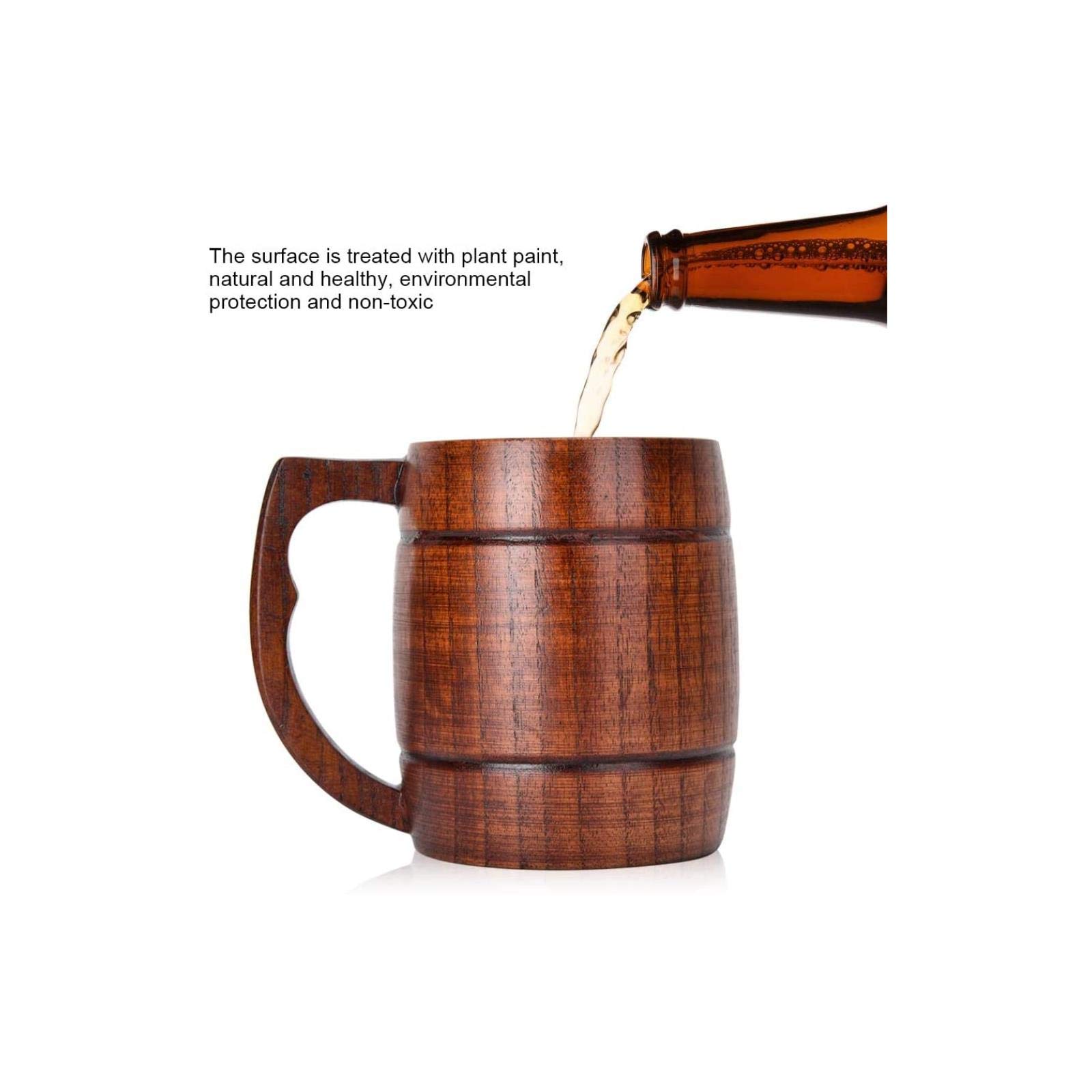 Amazon.com | Wooden Cup Natural Pure Handmade Eco-Friendly