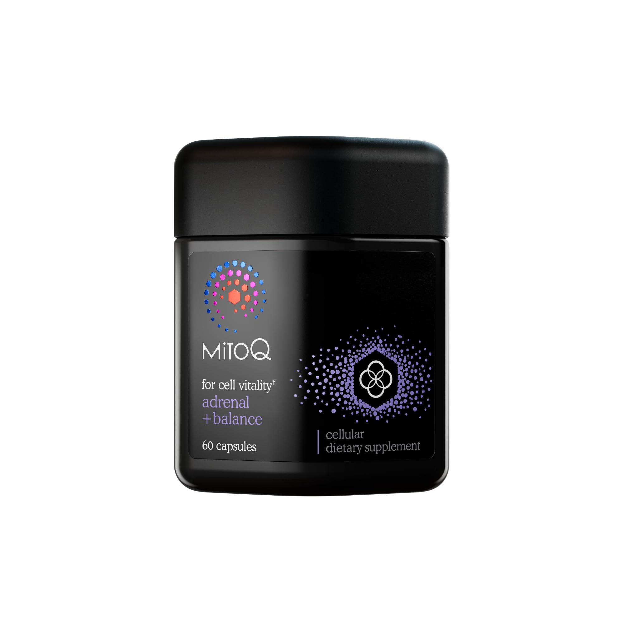 MitoQBalance | Sensoril Ashwagandha, Rhodiola & Maritime | Support Balanced Cortisol Levels, Stress Management, Restorative Sleep & Cell Health (60 Capsules)