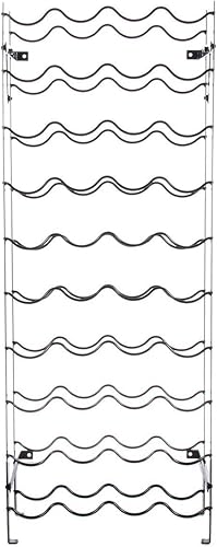 Miniatura 6 de Oenophilia Alexander - Estante para vino  60 botellas construcción de metal resistente sin tambaleos almacenamiento extra grande de pie y montaje en