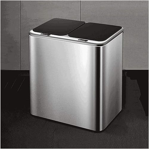 CZDYUF - Bote de basura inteligente para el hogar de 12 litros con tapa, contenedor de basura inteligente de oficina para dormitorio (color E E)