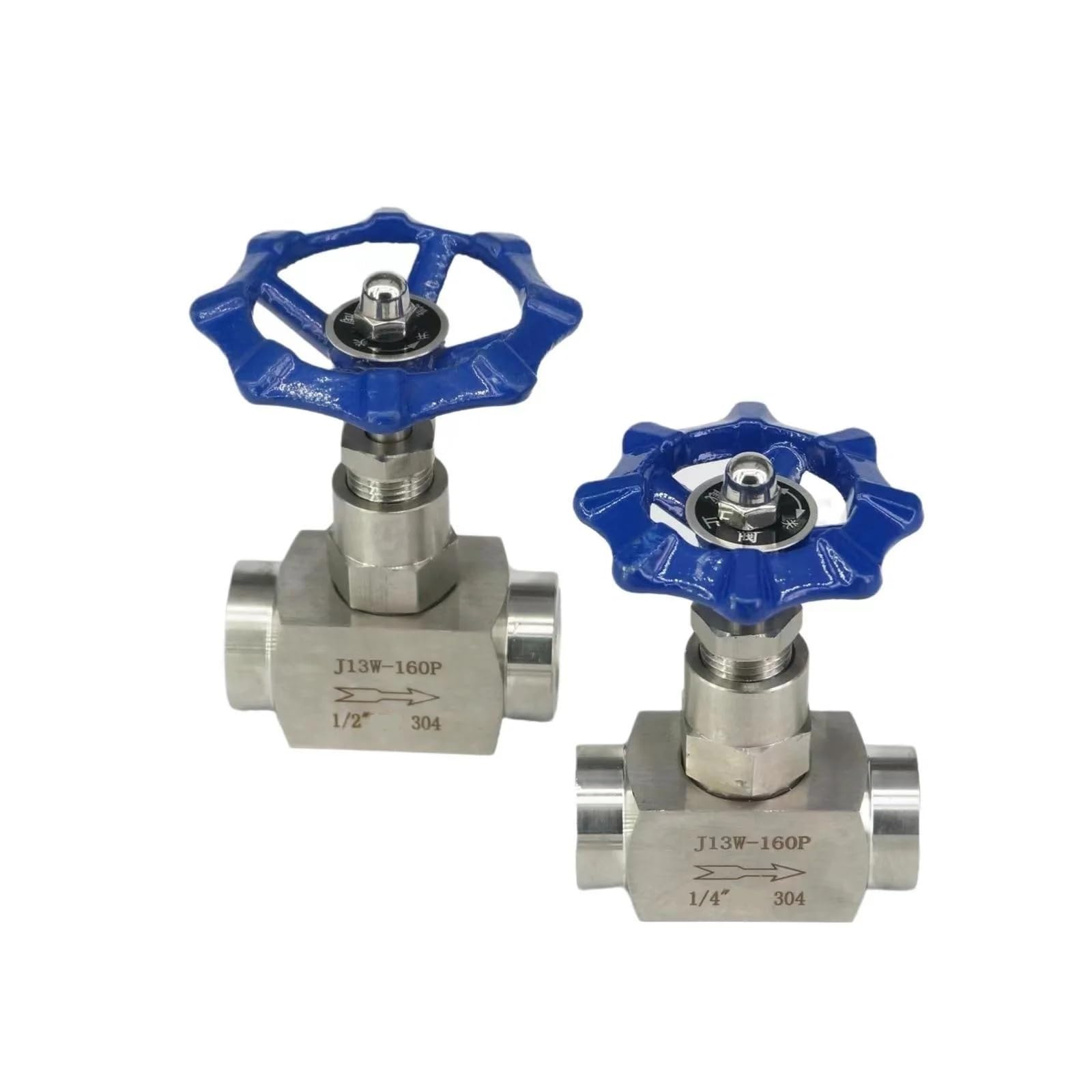 Válvula de aguja de acero inoxidable 304 de alta resistencia 160 Bar para gas y aceite