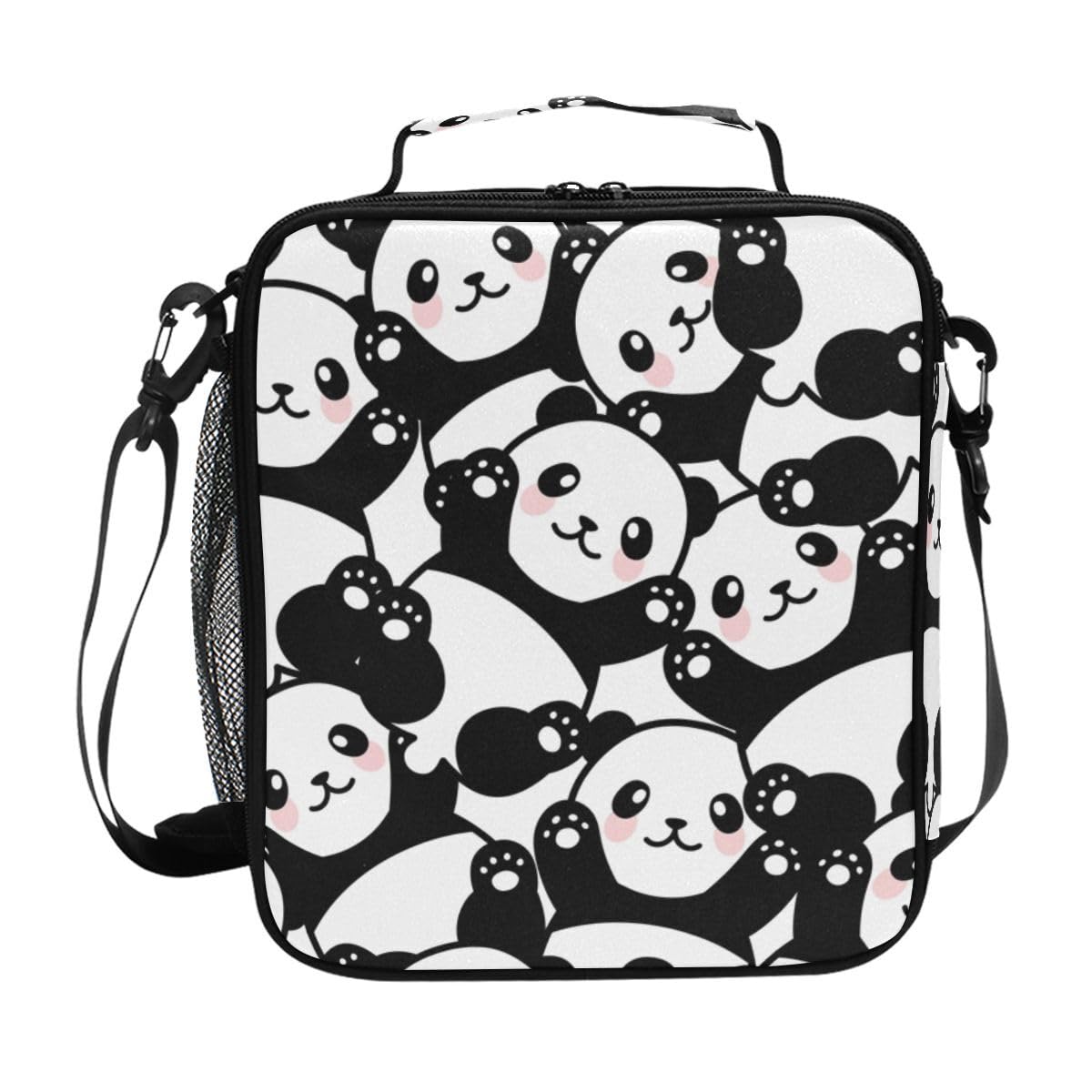 Lunch Bags for Kids Boys Girls Toddler Animal Cute Little Panda Reusable Insulated Lunch Box