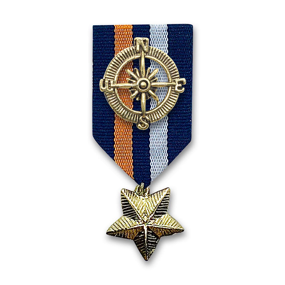 FURE Fabric & Metal Compass Badge Brooch (Antic Golden) for Men & Women (B085XKJG2R) Amazon Price History, Amazon Price Tracker