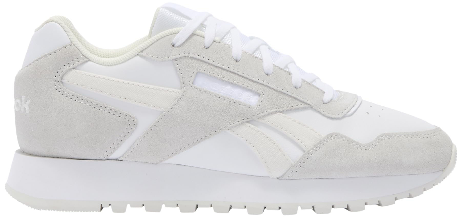 Reebok Glide Women's Sneaker, White Barely Grey White, 6.5 UK