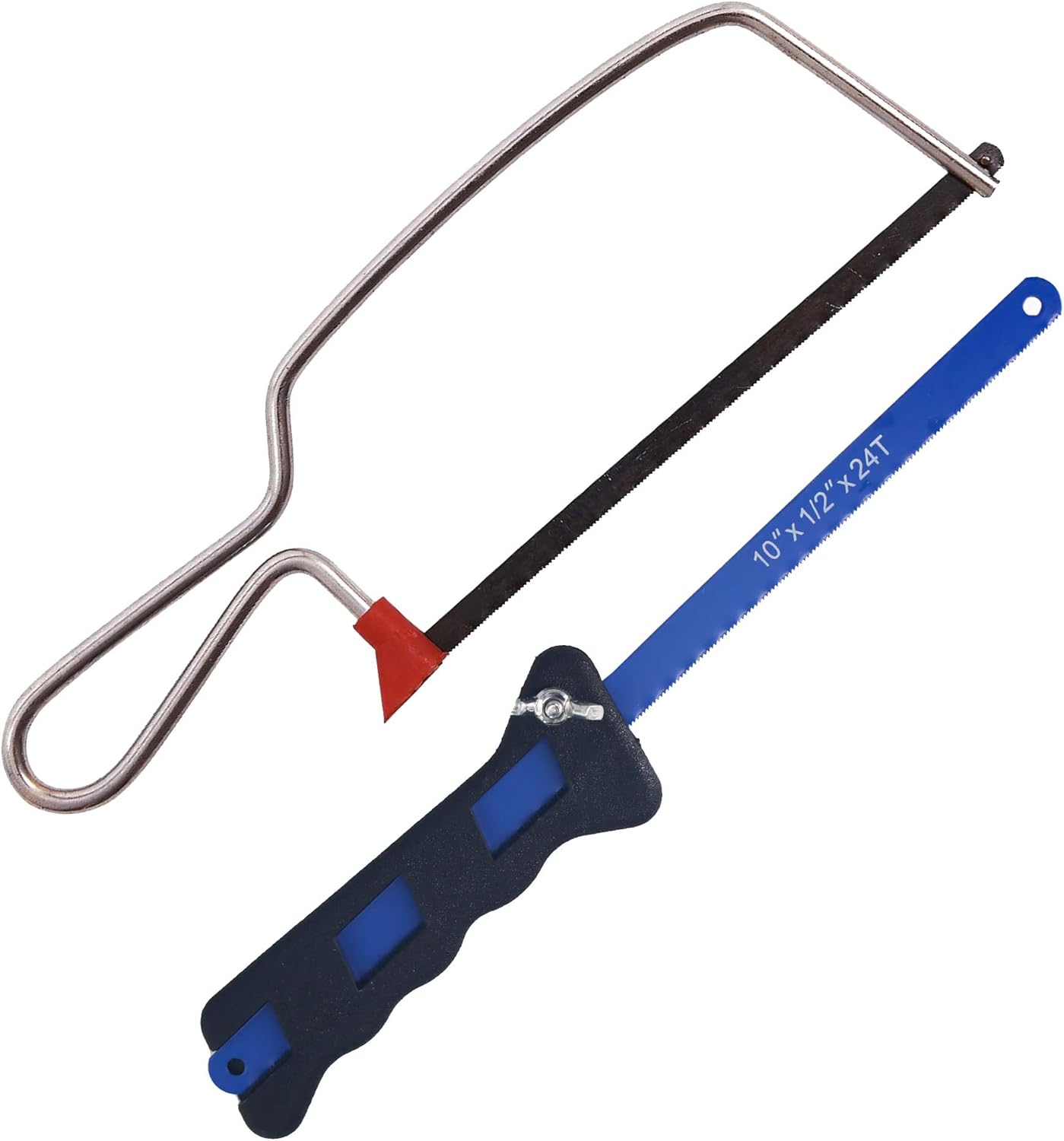 Compact Mini Hacksaw & Junior Hack Saw Set Simple Blade Replacement Standard Blade Sizes