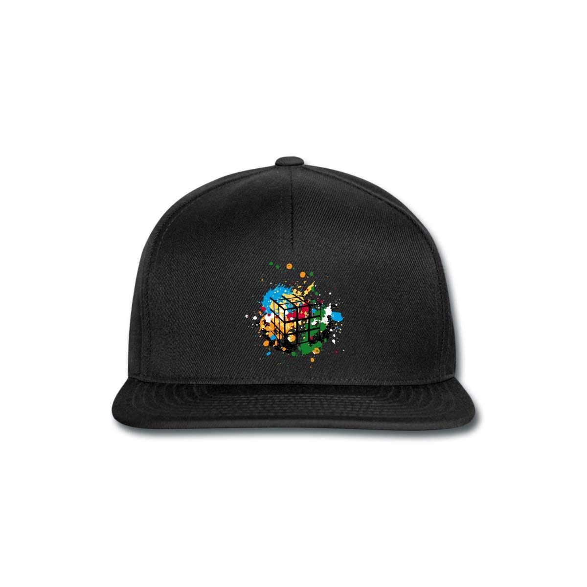 SpreadshirtMagic Rubik's Cube Colourful Splatters Snapback Cap