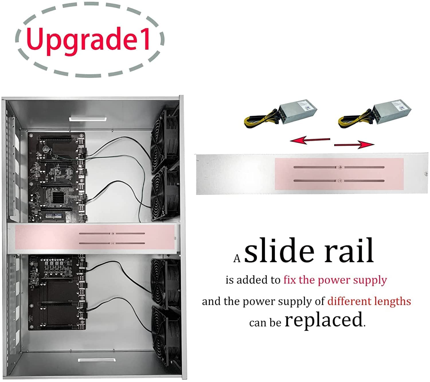 Mining Rig: Bitcoin Miner for Mining ETH BTC mit Hive OS-System,  Einschließlich CPU SSD RAM PSU ETH 8 GPU Mining Rig Gehäuse und Lüfter Hive  OS Vorinstalliert (Ohne GPU) : Amazon.fr: Informatique