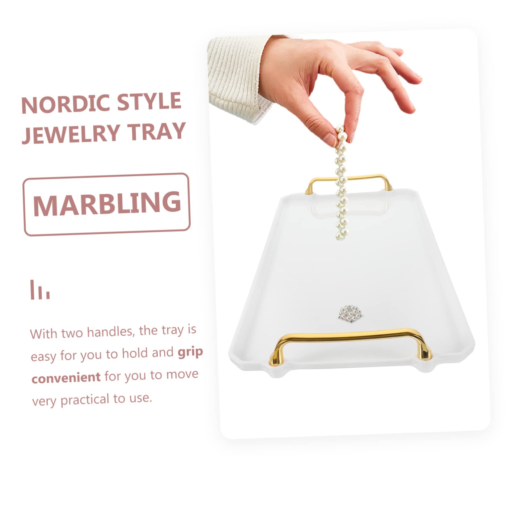 COLLBATH Snack Platter Food Serving Dip Platter Chip Dip Serving Tray Modern Sturdy