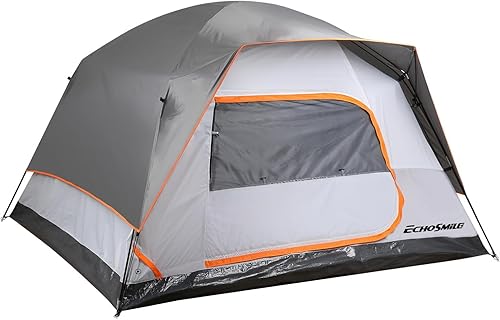EchoSmile 24 Person Camping Tent, Lightweight Dome Family Tent with Rainfly, Easy Setup, Waterproof & Windproof Outdoor Shelter for Group Hiking,