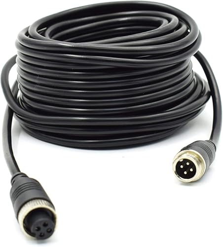 Cable de extensión de aviación de 4 pines para cámara de visión trasera CCTV, camión, remolque, autocaravana, autobús, autocaravana, vehículo,