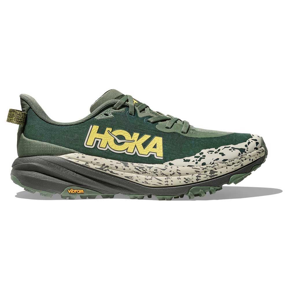 Hoka Uomo Speedgoat 6 Textile Fern Asphalt Grey Formatori 44 2/3 Eu-image