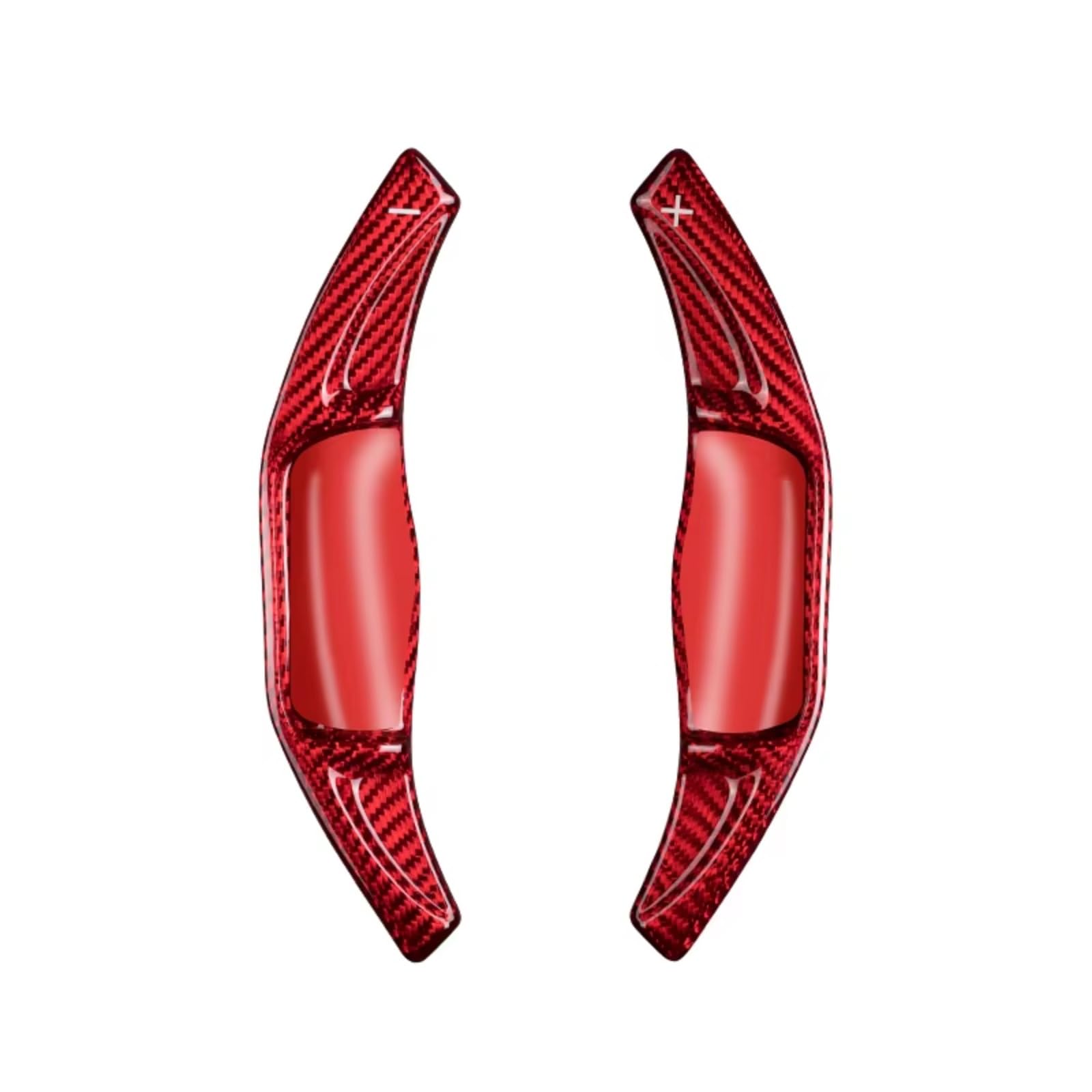 Ztguioq Red Paddle Shifter Extensions Compatible With Toyota For Camry 2018 2019 2020 For Corolla For Rav4 Car Steering Wheel Shifter Extension Paddle Shifter(Red)