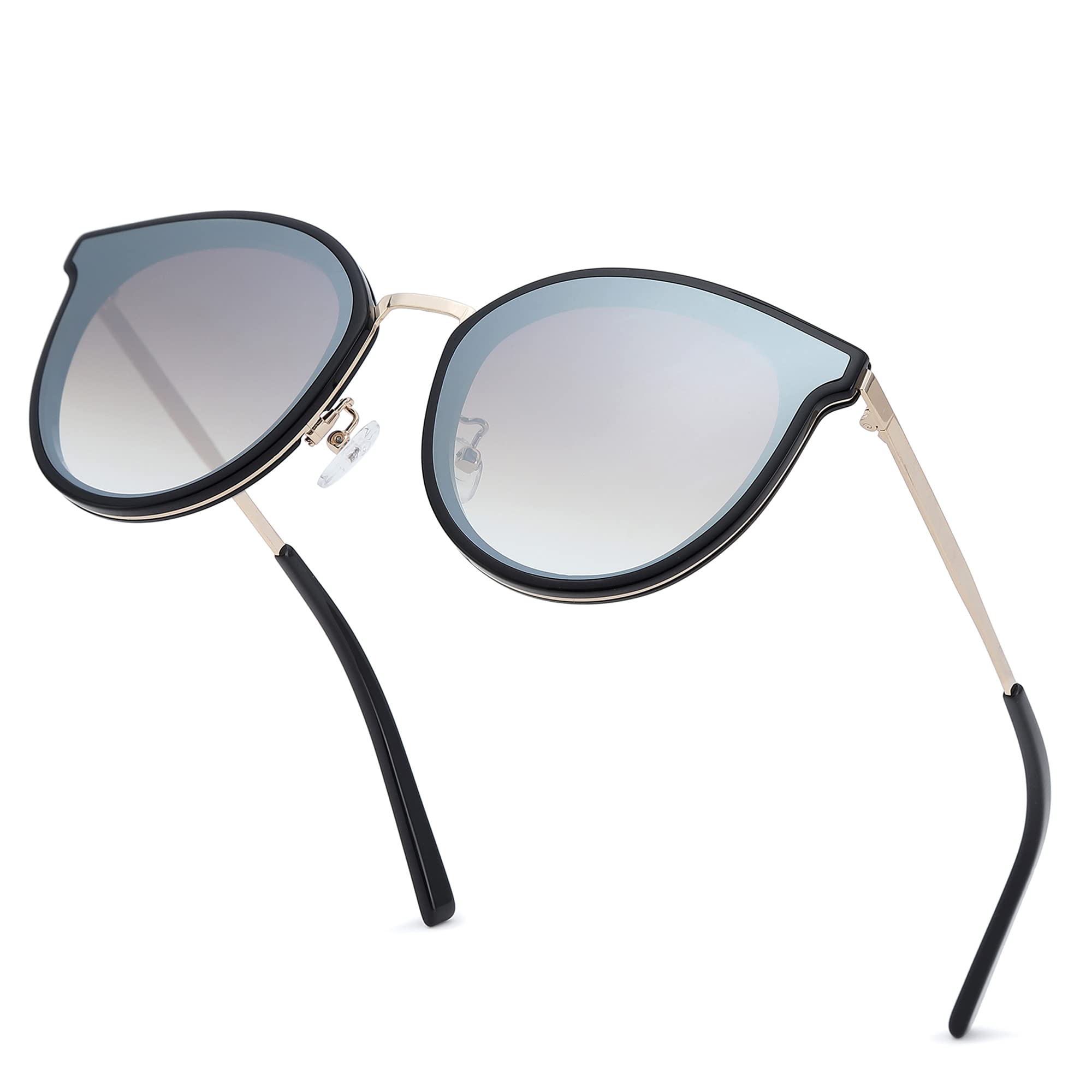 KKP Polarized Retro Square Sunglasses for Women Men Classic Trendy Sun Classic Aviator Sunglasses