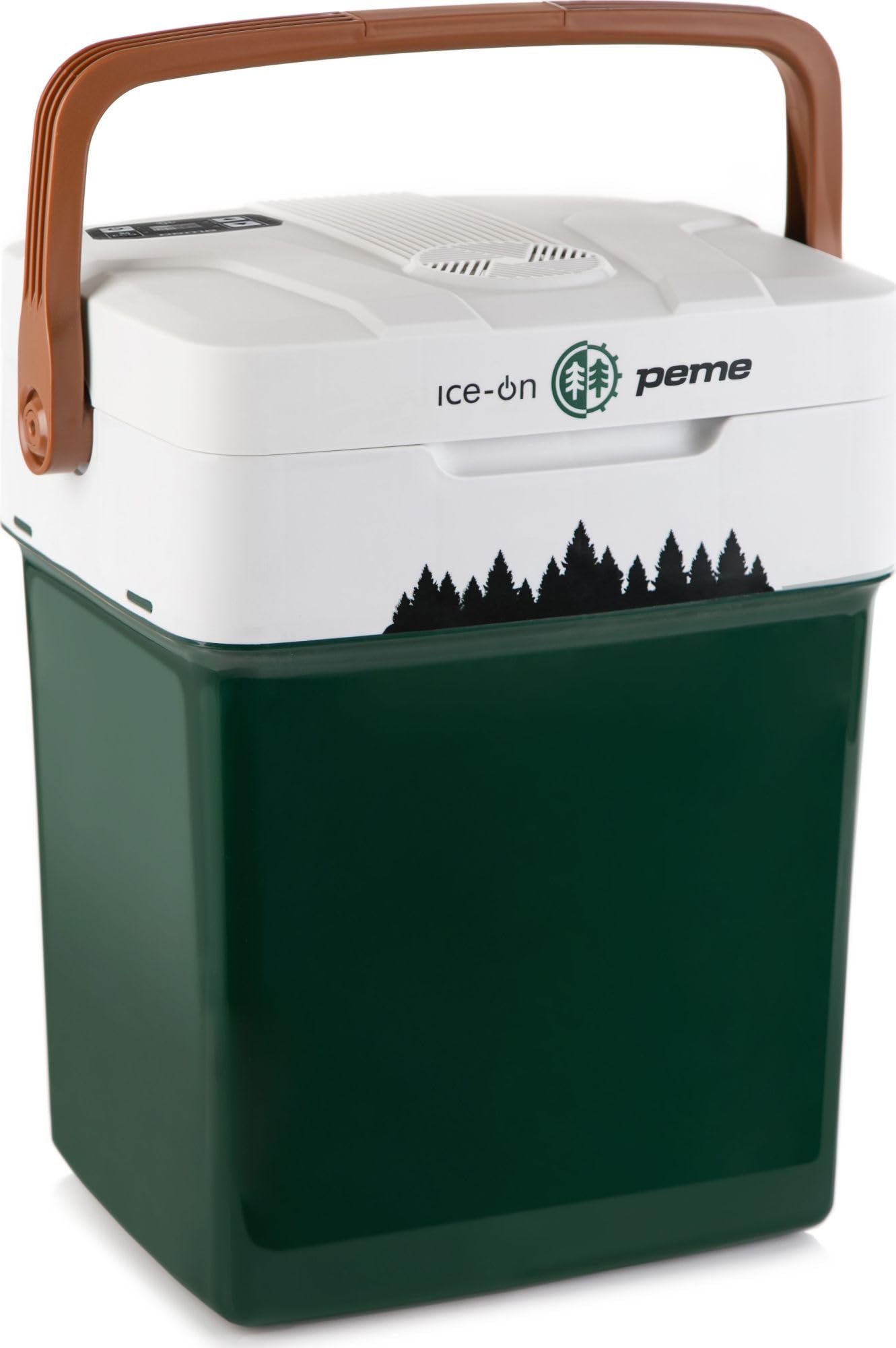 peme Esencial | 26 L | Pine Forest | Termoeléctrico | Modo ECO | AC/DC | para Enfriar y Calentar | Caja Térmica con Conexión de 12 Voltios y 230 Voltios | Mini Frigorífico para Coche y Camping